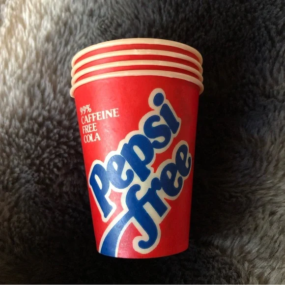 Vintage Pepsi Free Sleeve of 100 4oz Sweetheart R4 Disposable Wax Cups nwt - Picture 10 of 16